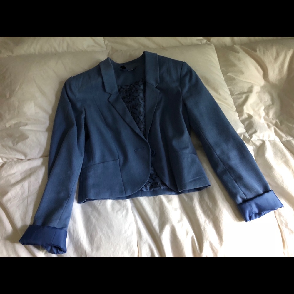 Short blazer blue size small